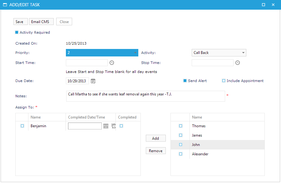 CLIPitc dynamic scheduling